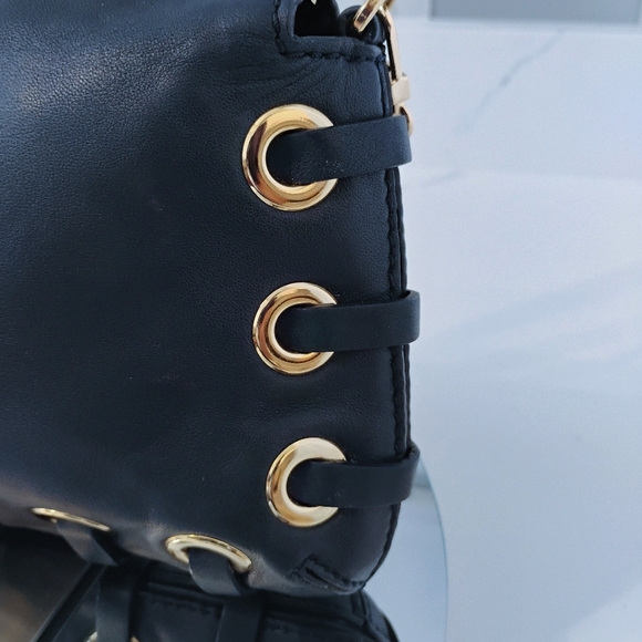 EUC Michael Kors Crossbody - Blue Leather w/Tassel (MSRP $328) - Picture 9 of 14